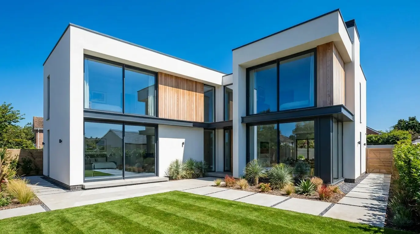 Clean building exterior